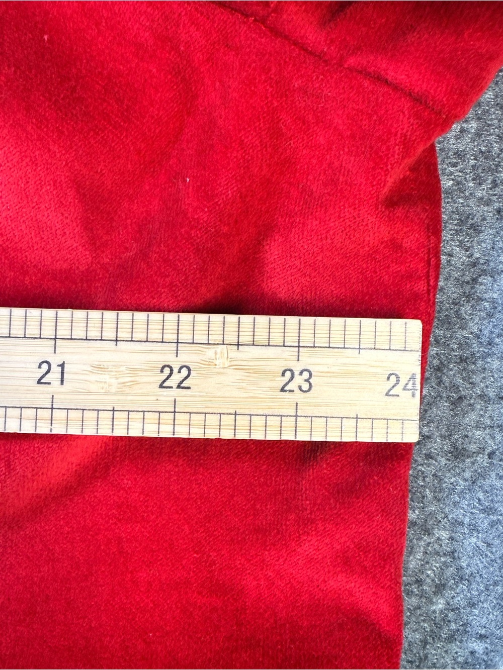 Talbots Woman Rich Red Velour Button Front Jacket Stretch Plus Size 18W Holiday - Picture 8 of 10